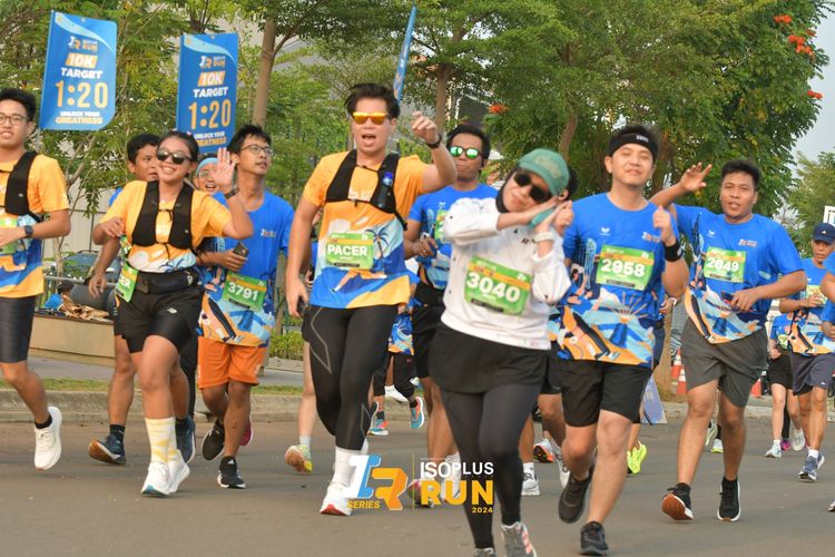 Race photo from ISOPlus Run 2024 Jakarta