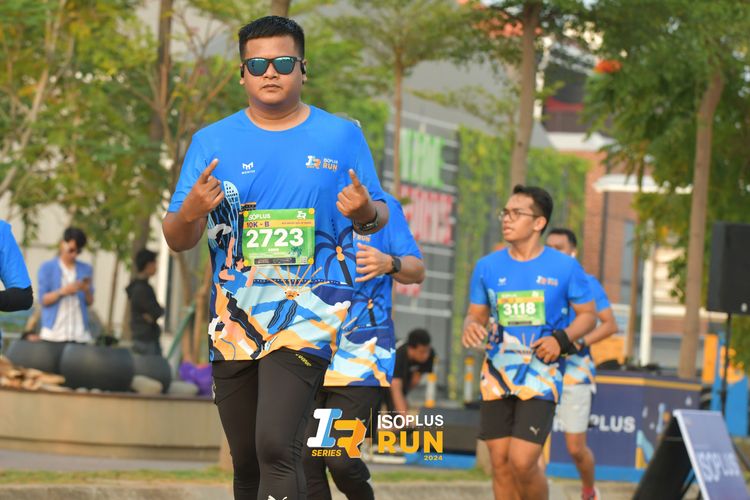 Race photo from ISOPlus Run 2024 Jakarta