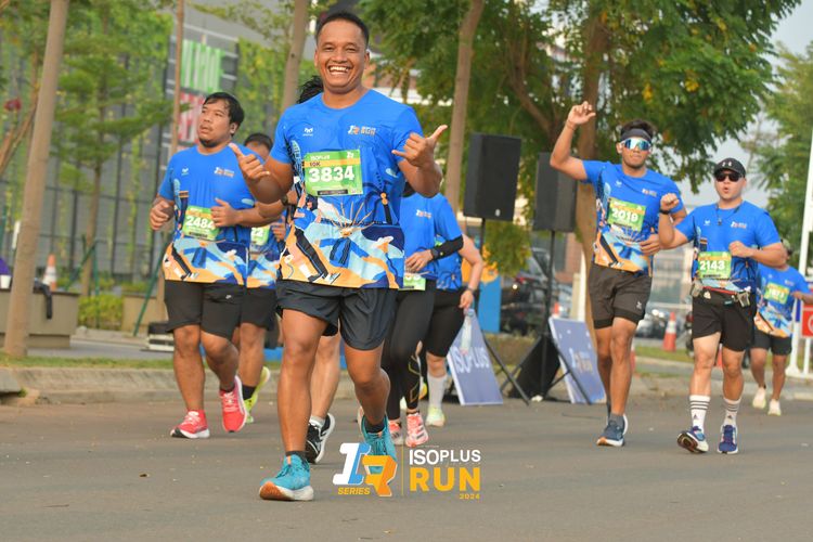 Race photo from ISOPlus Run 2024 Jakarta