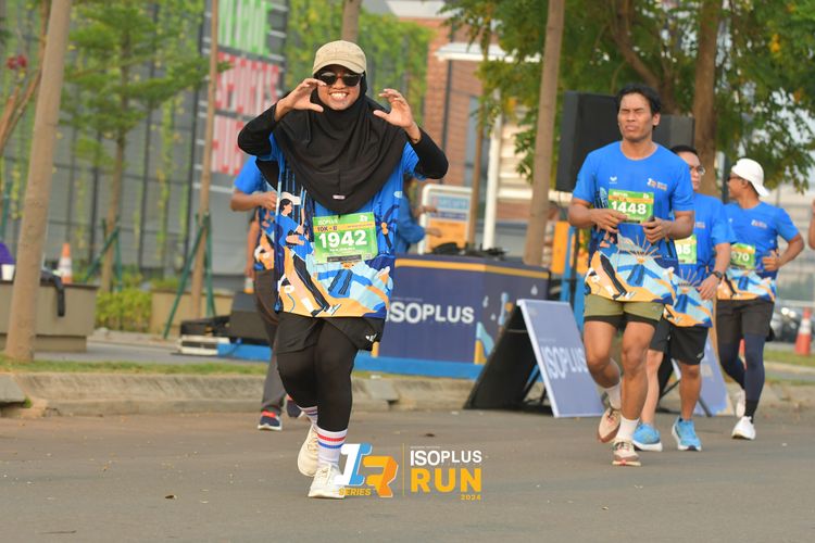 Race photo from ISOPlus Run 2024 Jakarta