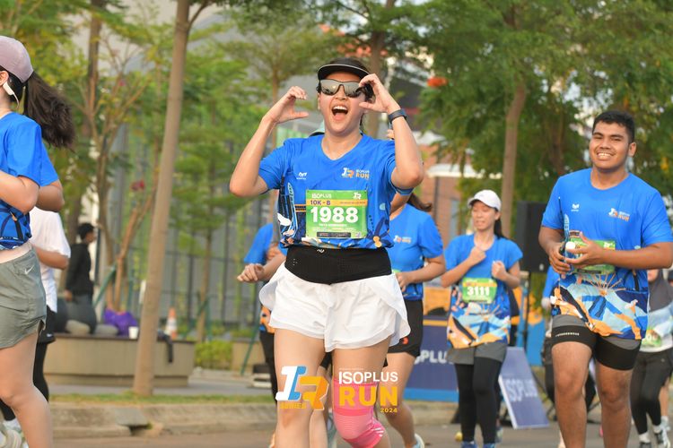 Race photo from ISOPlus Run 2024 Jakarta