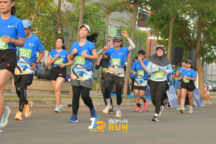 Race photo from ISOPlus Run 2024 Jakarta