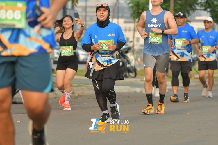 Race photo from ISOPlus Run 2024 Jakarta