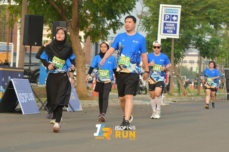 Race photo from ISOPlus Run 2024 Jakarta