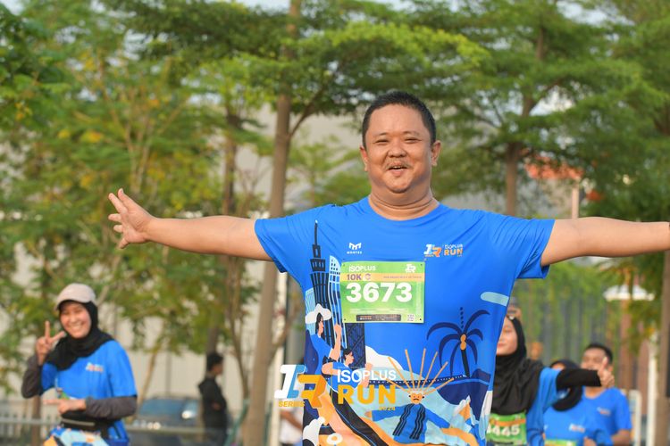 Race photo from ISOPlus Run 2024 Jakarta