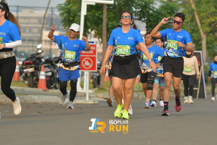 Race photo from ISOPlus Run 2024 Jakarta