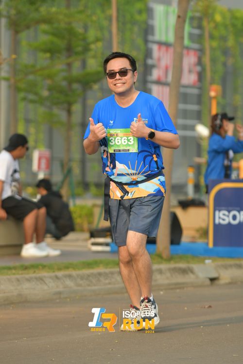 Race photo from ISOPlus Run 2024 Jakarta