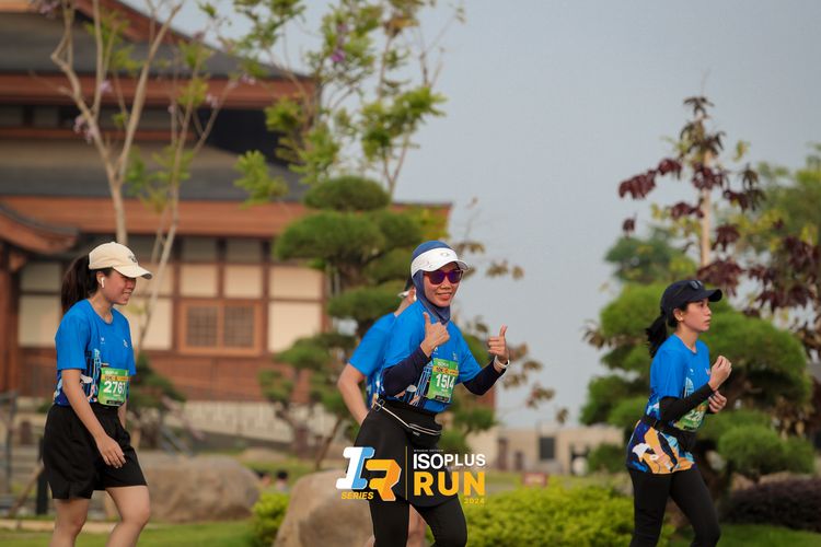 Race photo from ISOPlus Run 2024 Jakarta