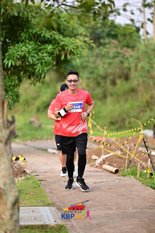 Race photo from CISANGKAN KBP CITY RUN 2025
