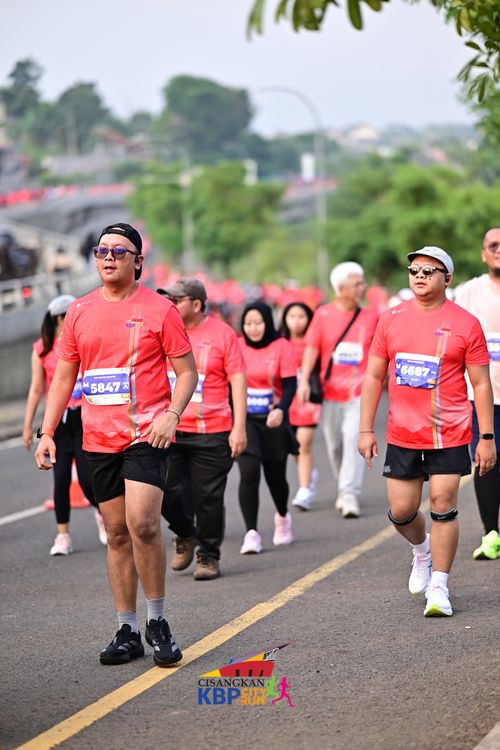 Race photo from CISANGKAN KBP CITY RUN 2025