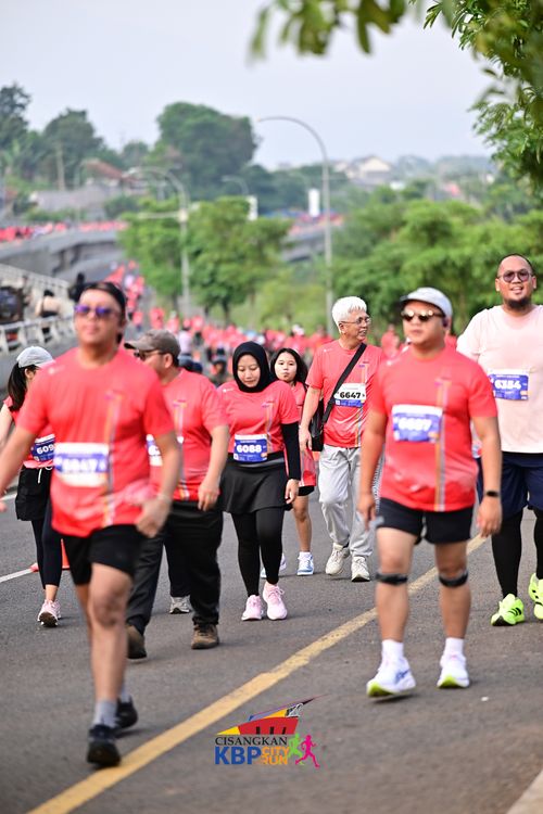 Race photo from CISANGKAN KBP CITY RUN 2025