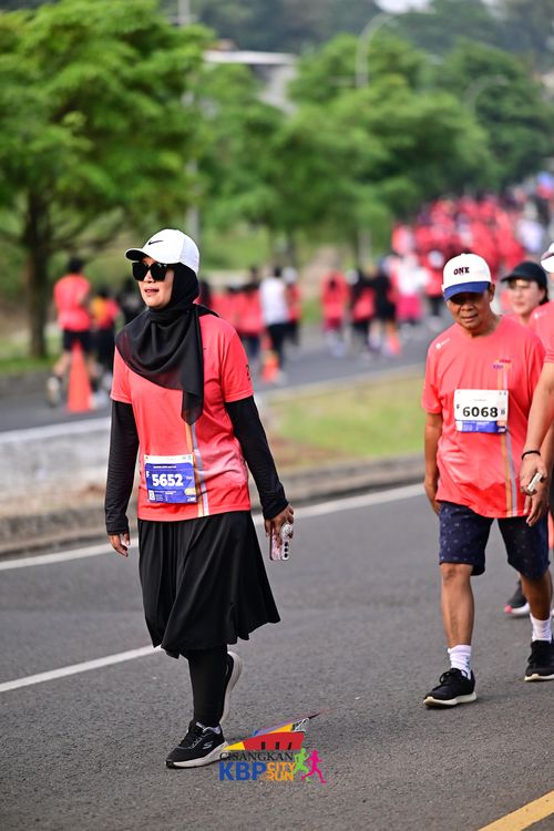 Race photo from CISANGKAN KBP CITY RUN 2025