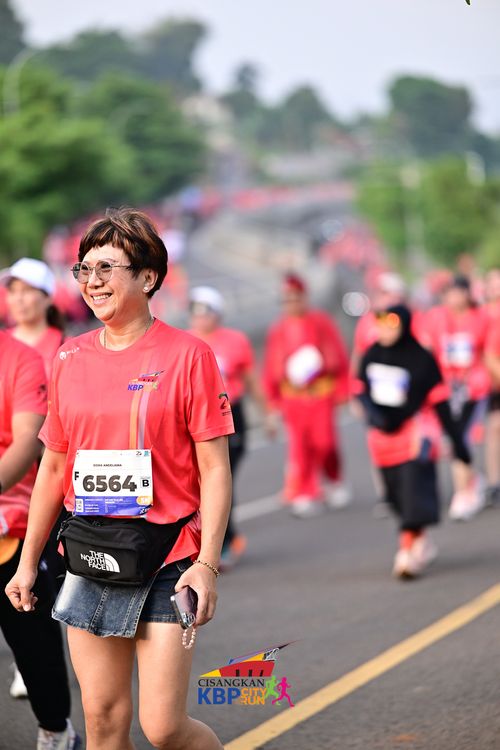 Race photo from CISANGKAN KBP CITY RUN 2025