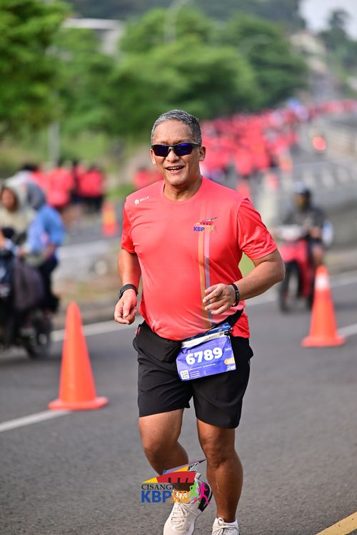 Race photo from CISANGKAN KBP CITY RUN 2025
