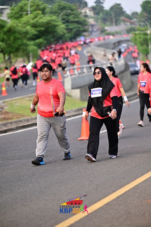 Race photo from CISANGKAN KBP CITY RUN 2025