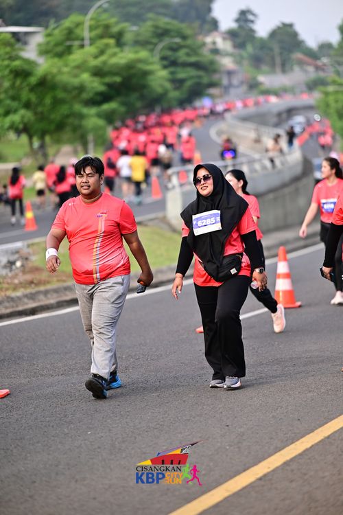 Race photo from CISANGKAN KBP CITY RUN 2025