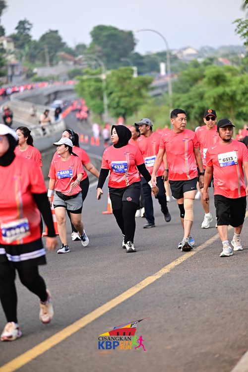 Race photo from CISANGKAN KBP CITY RUN 2025