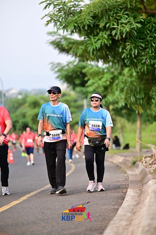Race photo from CISANGKAN KBP CITY RUN 2025