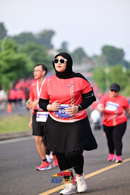 Race photo from CISANGKAN KBP CITY RUN 2025