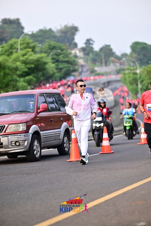 Race photo from CISANGKAN KBP CITY RUN 2025