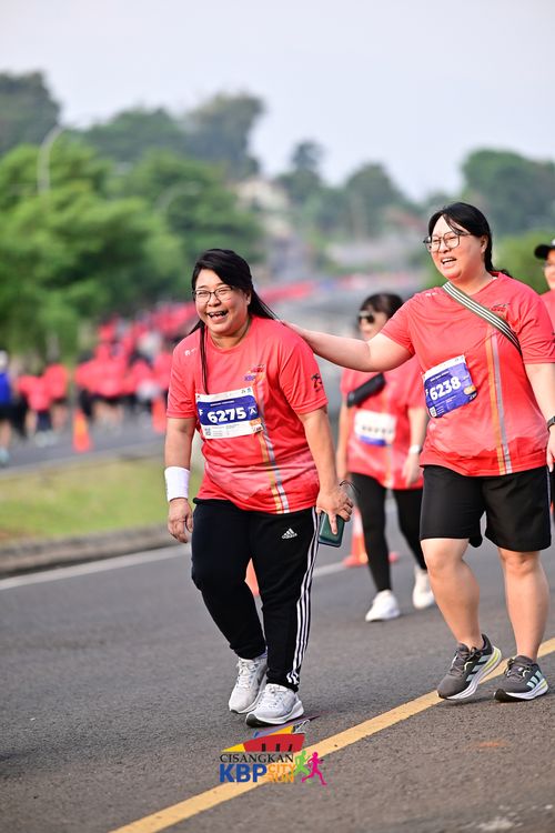 Race photo from CISANGKAN KBP CITY RUN 2025