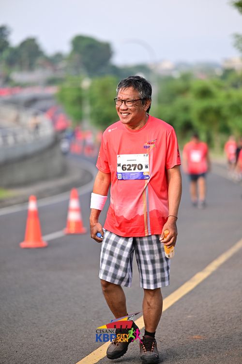 Race photo from CISANGKAN KBP CITY RUN 2025