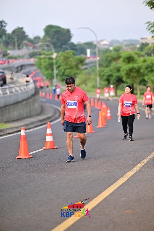 Race photo from CISANGKAN KBP CITY RUN 2025