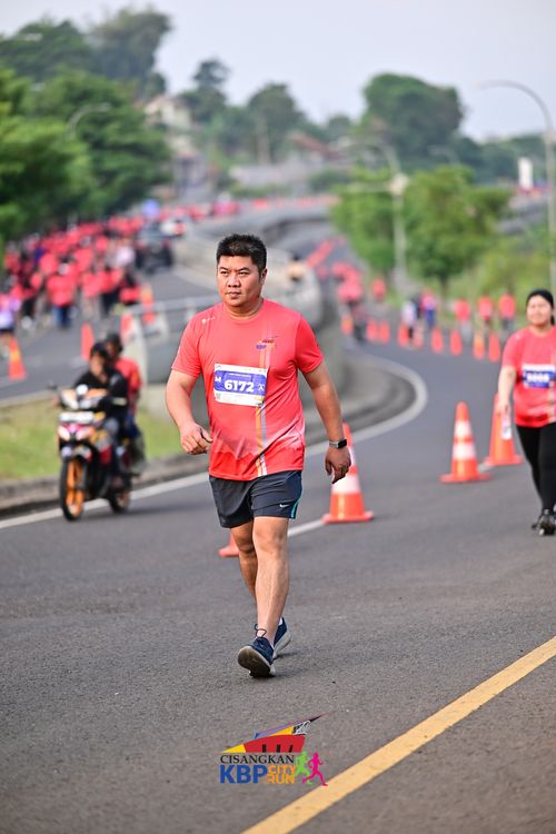 Race photo from CISANGKAN KBP CITY RUN 2025
