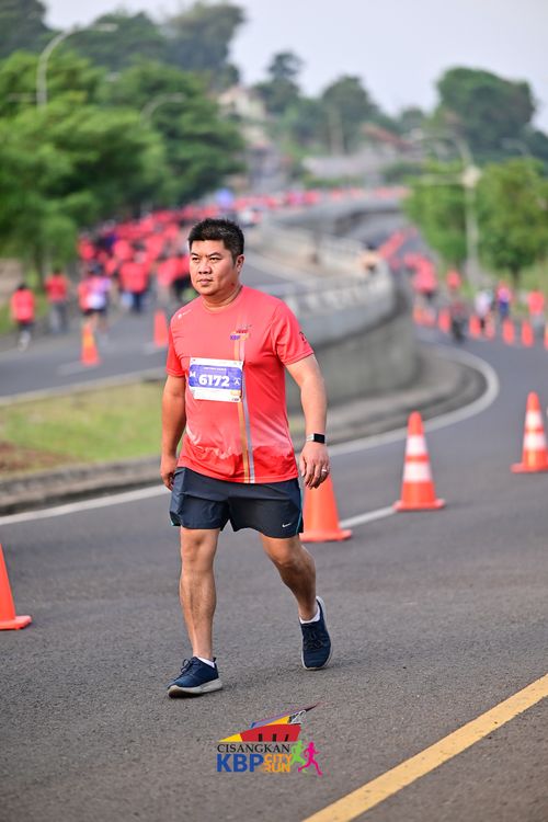 Race photo from CISANGKAN KBP CITY RUN 2025