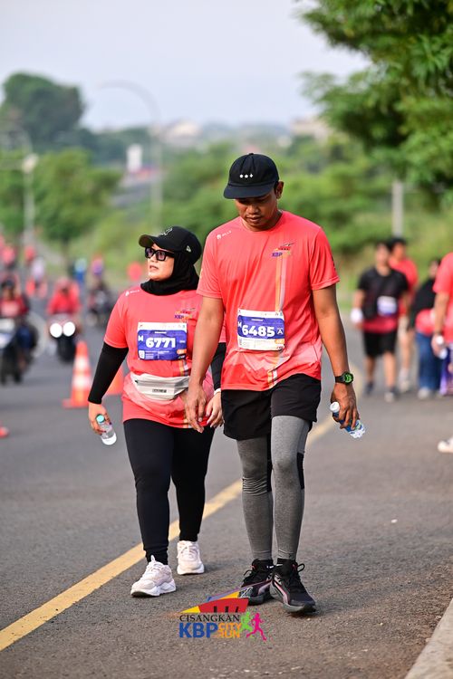 Race photo from CISANGKAN KBP CITY RUN 2025