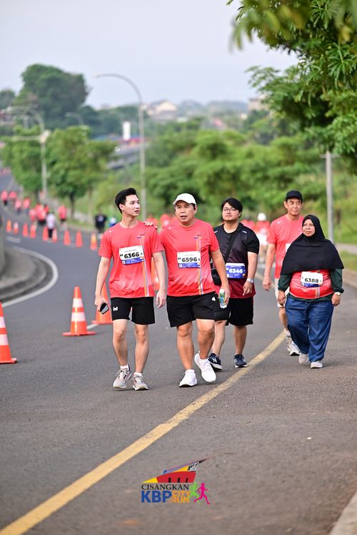 Race photo from CISANGKAN KBP CITY RUN 2025