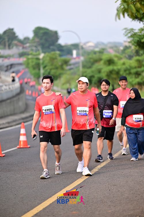 Race photo from CISANGKAN KBP CITY RUN 2025