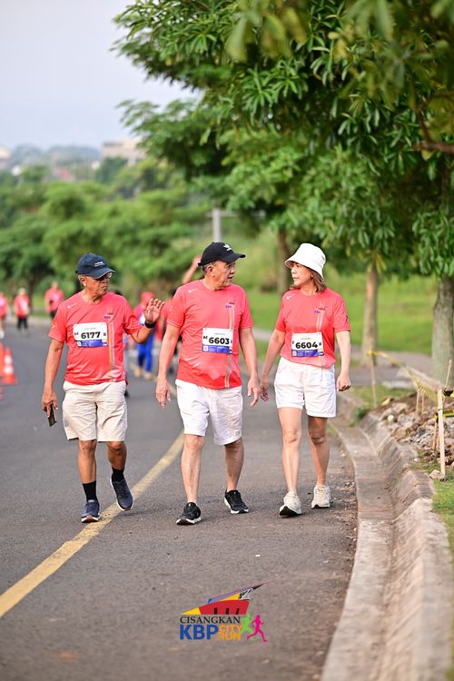 Race photo from CISANGKAN KBP CITY RUN 2025