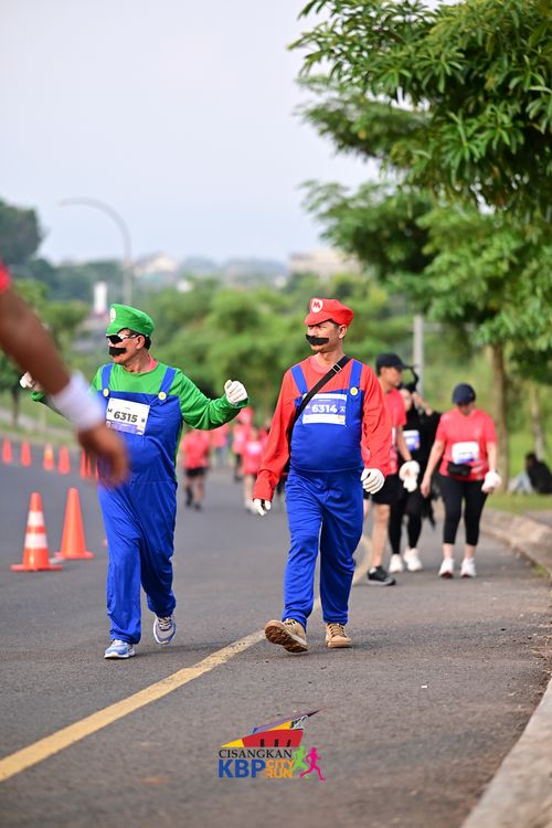 Race photo from CISANGKAN KBP CITY RUN 2025