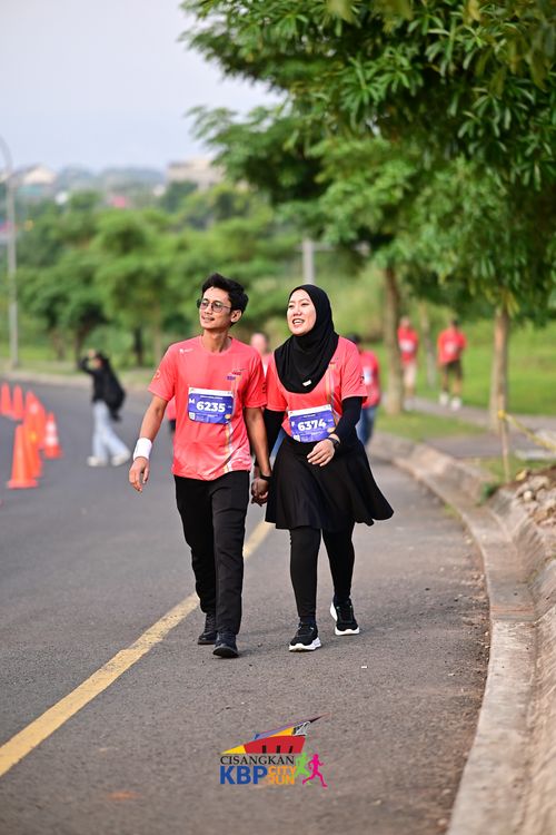 Race photo from CISANGKAN KBP CITY RUN 2025