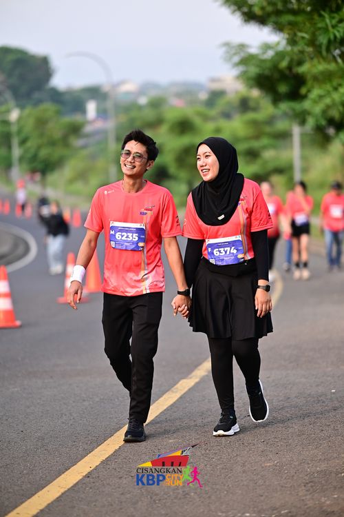 Race photo from CISANGKAN KBP CITY RUN 2025