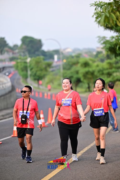 Race photo from CISANGKAN KBP CITY RUN 2025