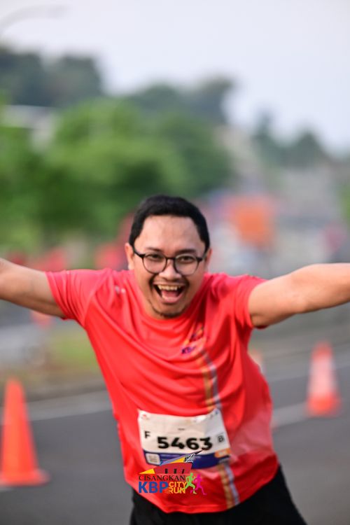 Race photo from CISANGKAN KBP CITY RUN 2025