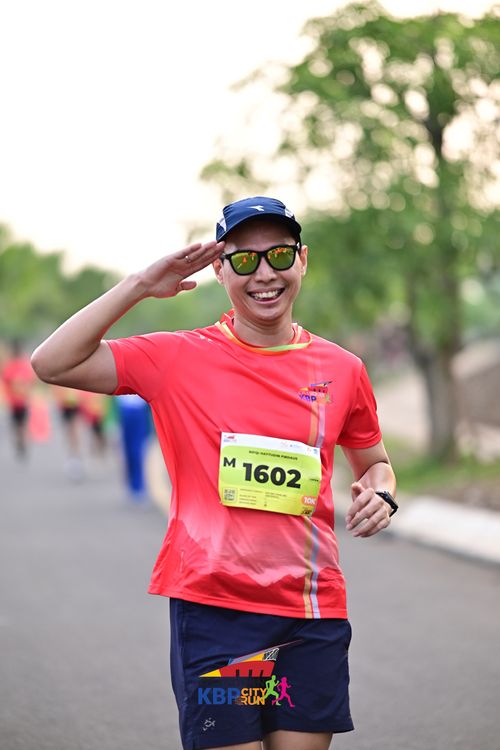 Race photo from CISANGKAN KBP CITY RUN 2025