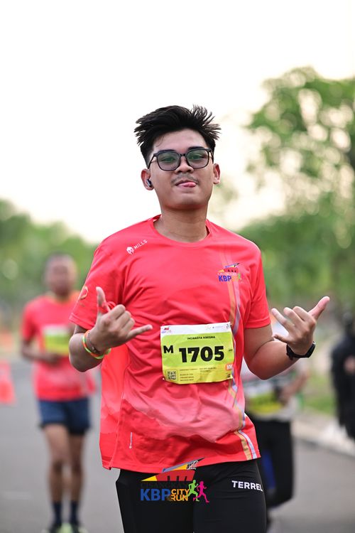 Race photo from CISANGKAN KBP CITY RUN 2025