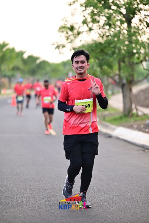 Race photo from CISANGKAN KBP CITY RUN 2025
