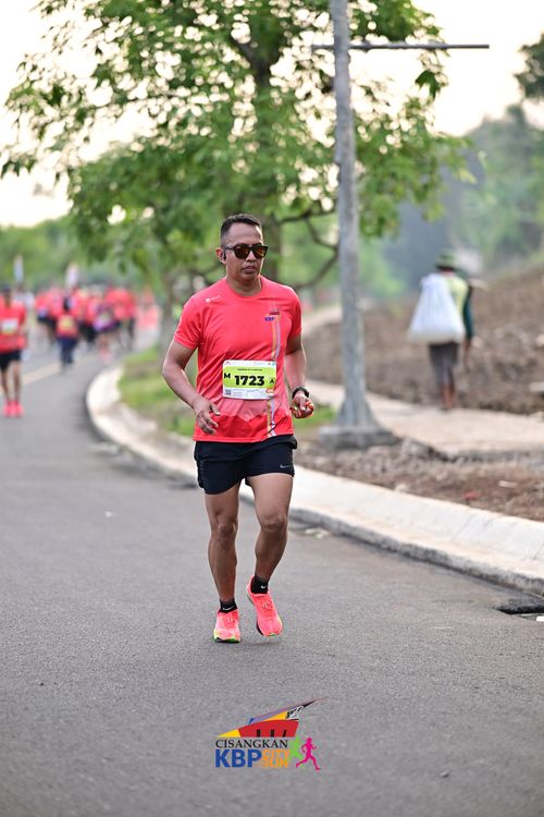 Race photo from CISANGKAN KBP CITY RUN 2025