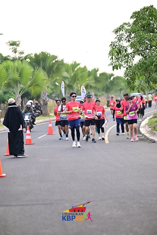 Race photo from CISANGKAN KBP CITY RUN 2025