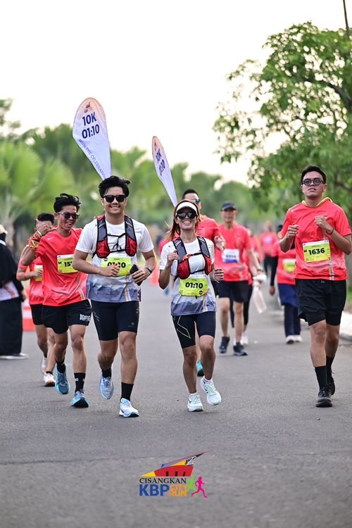 Race photo from CISANGKAN KBP CITY RUN 2025