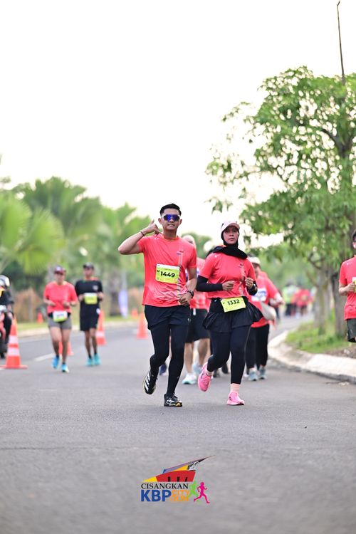 Race photo from CISANGKAN KBP CITY RUN 2025