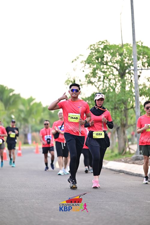 Race photo from CISANGKAN KBP CITY RUN 2025