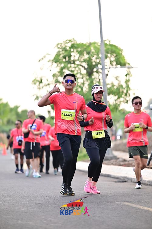Race photo from CISANGKAN KBP CITY RUN 2025