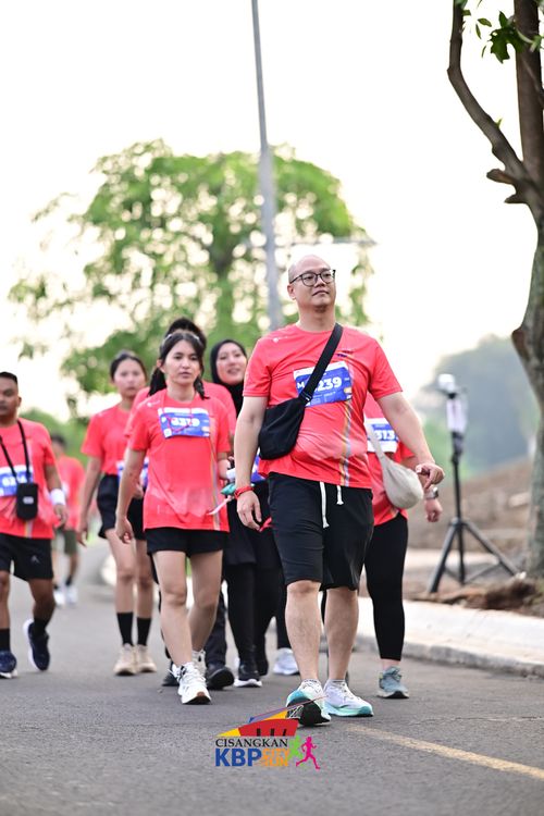 Race photo from CISANGKAN KBP CITY RUN 2025