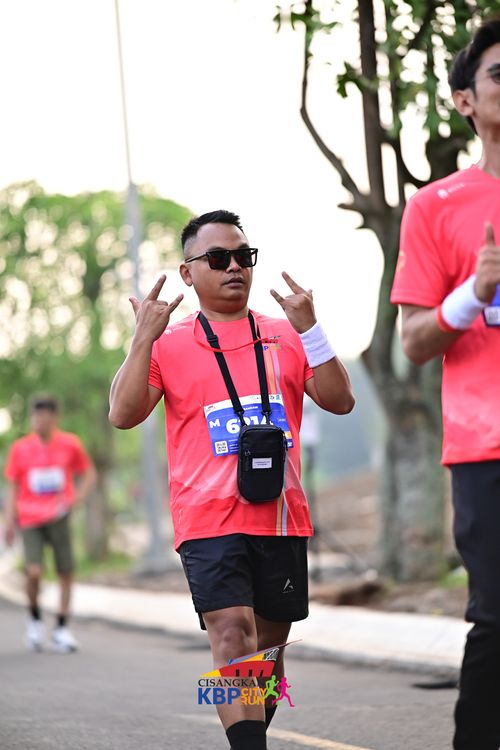 Race photo from CISANGKAN KBP CITY RUN 2025
