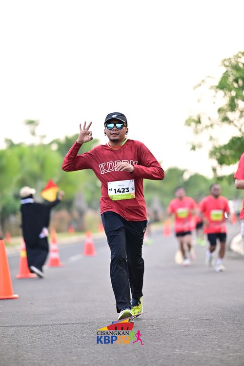 Race photo from CISANGKAN KBP CITY RUN 2025